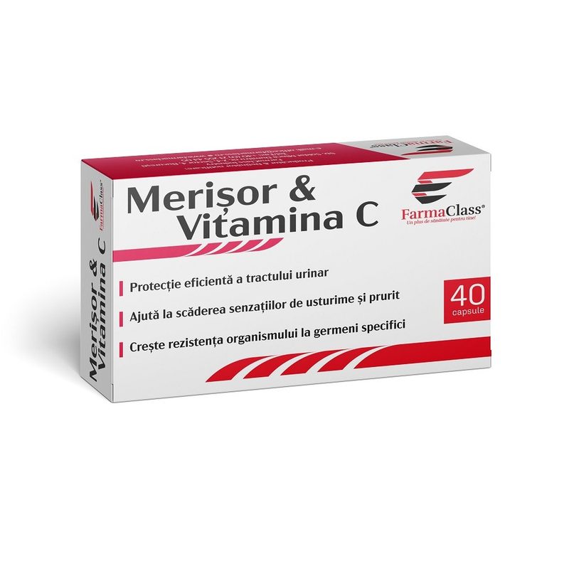 Merisor Vitamina C x 40cps FarmaClass