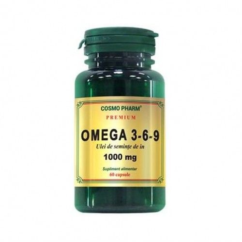 Cosmopharm Omega 3-6-9 1000mg Ulei Seminte de In x 60cps