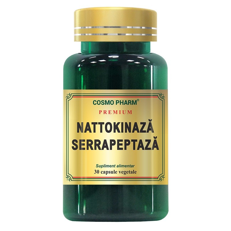 Cosmopharm Nattokinaza Serrapeptaza x 30cps veg