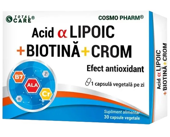 Cosmopharm Acid Alfa Lipoic +Biotina+Crom x 30cps
