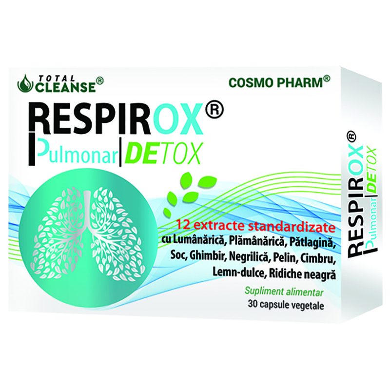 Cosmopharm Respirox Pulmonar Detox 750mg x 30cps