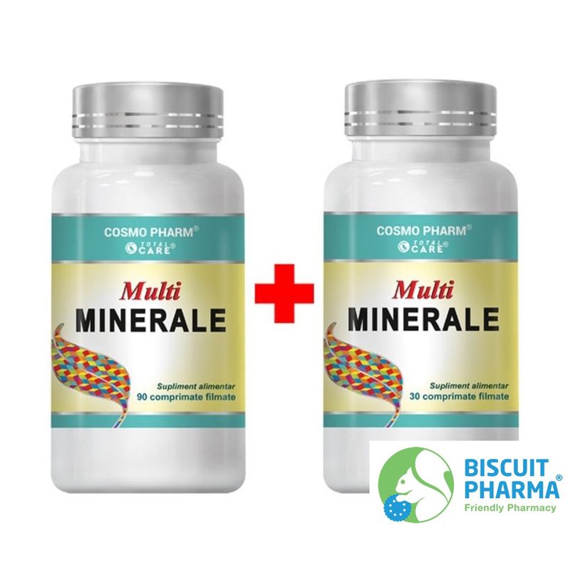 Cosmopharm Multiminerale x 90cpr + 30cpr pachet