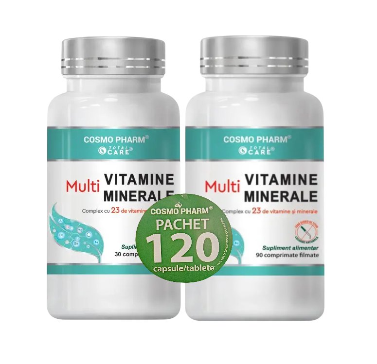Cosmopharm Multivitamine si Multiminerale x 90tb+30tb pachet