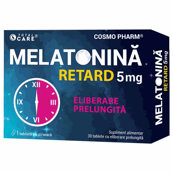 Cosmopharm Melatonina Retard 5mg x 30cpr