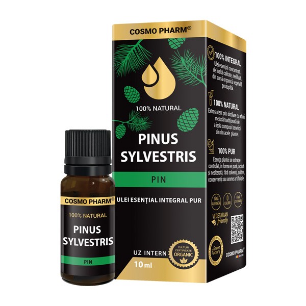 Cosmopharm Ulei Esential Integral Pur de Pin 10ml