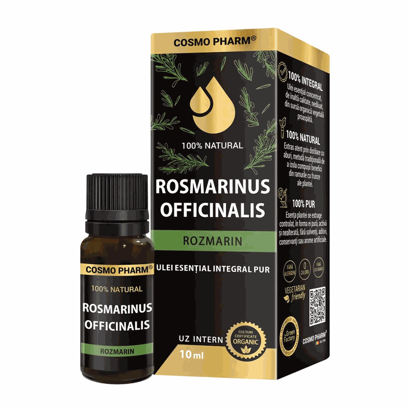 Cosmopharm Ulei Esential Integral Pur de Rozmarin 10ml