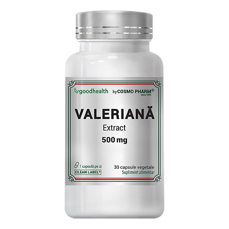 Cosmopharm Valeriana Extract 500mg x 30cps