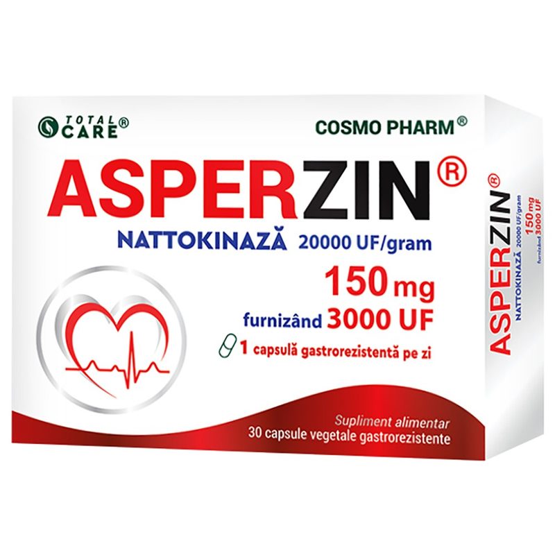 Cosmopharm Asperzin Nattokinaza 150mg x 30cps gastrorez