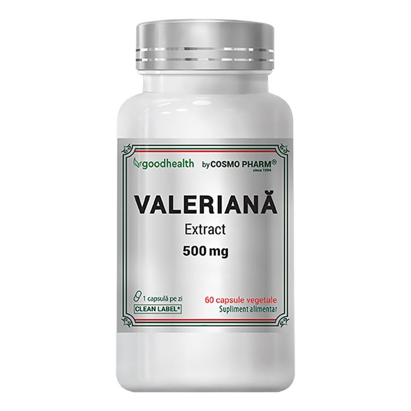 Cosmopharm Valeriana Extract 500mg x 60cps