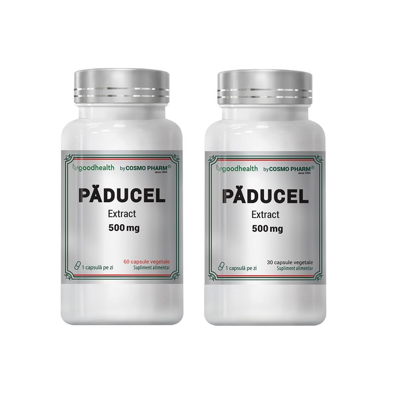 Cosmopharm Paducel Extract 500mg 60cps + 30cps pachet