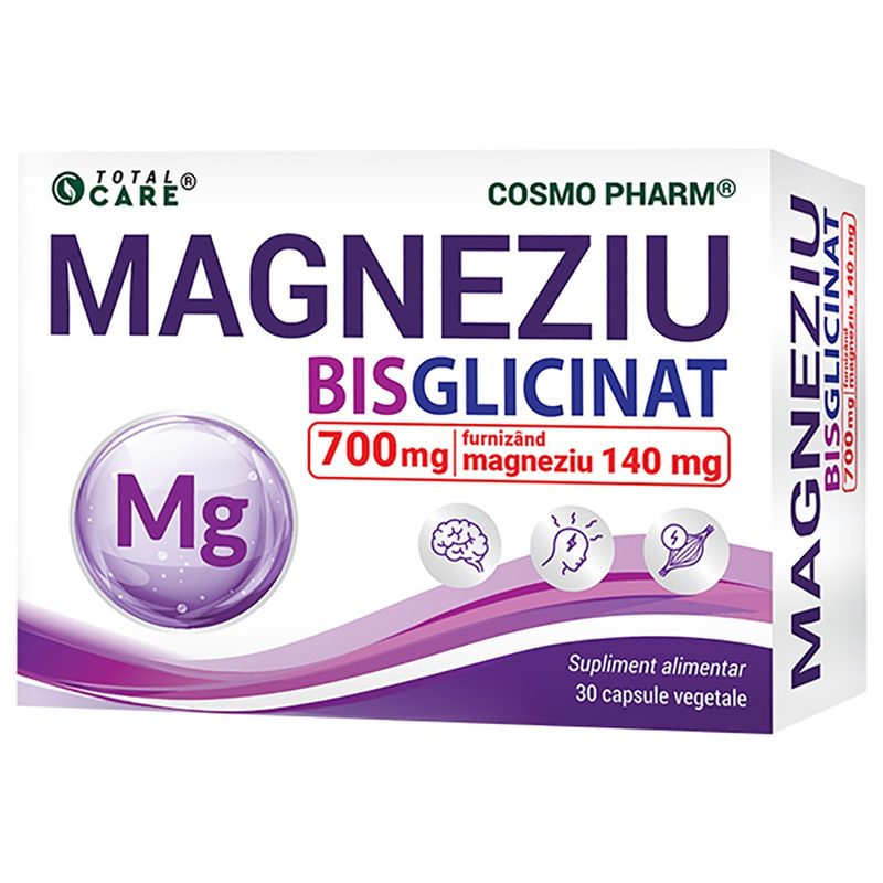 Cosmopharm Magneziu Bisglicinat 700mg x 30cps