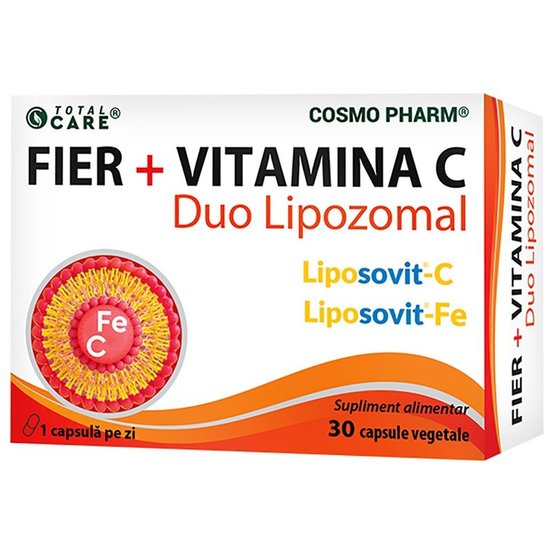 Cosmopharm Fier+Vitamna C Duo Lipozomal x 30cps