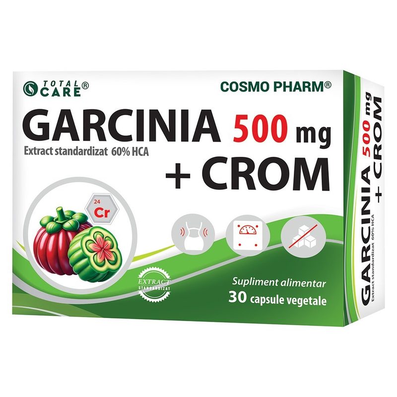 Cosmopharm Garcinia 500mg+Crom x 30cps