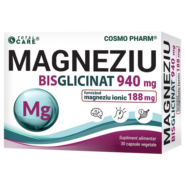 Cosmopharm Magneziu Bisglicinat 940mg x 30cps