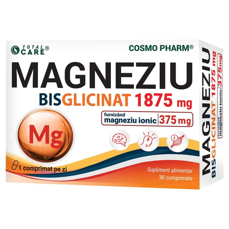 Cosmopharm Magneziu Bisglicinat 1875mg x 30cpr
