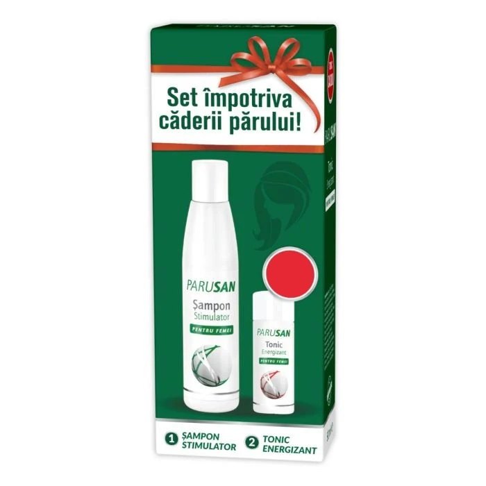 Parusan Sampon Stimulator Femei 200ml+Tonic Energizant Femei 50ml Zdrovit