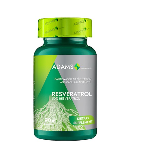 Adams Resveratrol 50mg x 90cps
