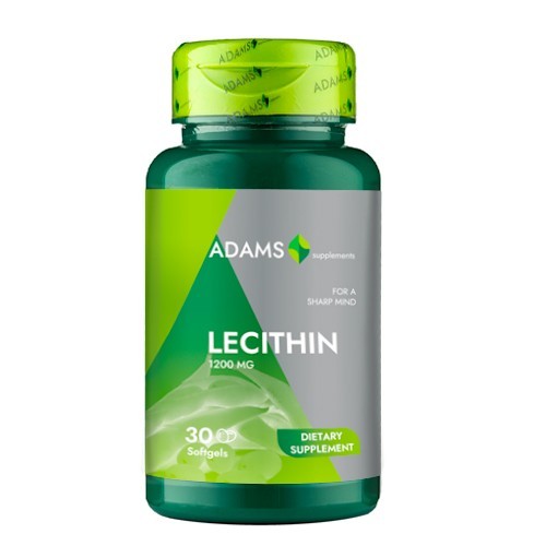 Adams Lecitina 1200mg x 30cps moi