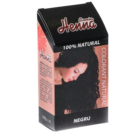 Henna Vopsea Par Negru 100g