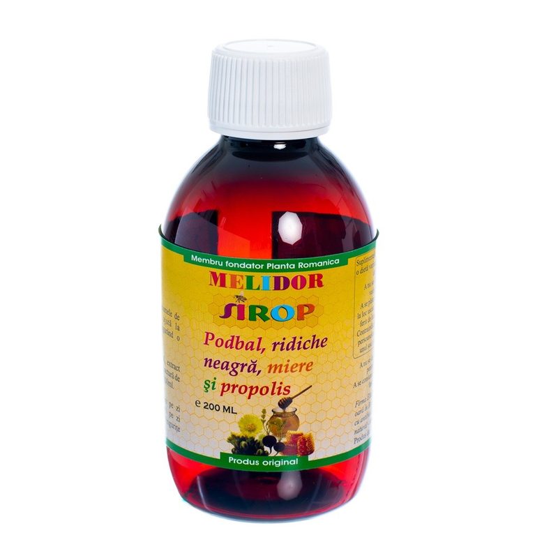Elidor Sirop Podbal cu Ridiche Neagra Miere si Propolis 200ml