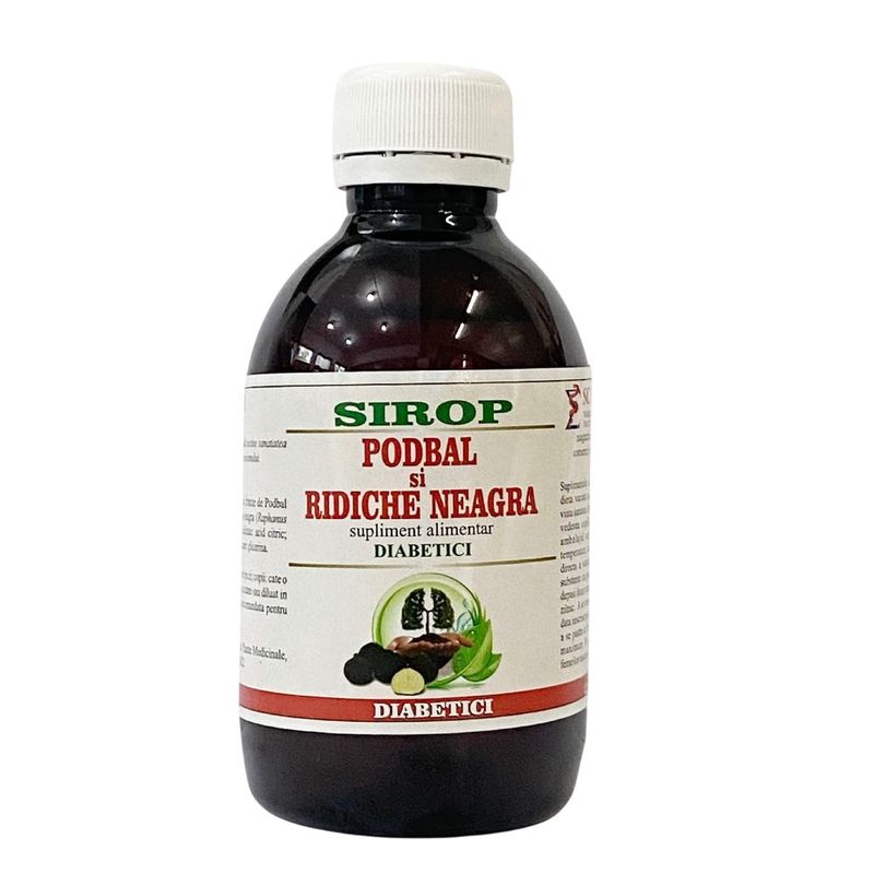Elidor Sirop Podbal si Ridiche Neagra pt Diabetici 200ml