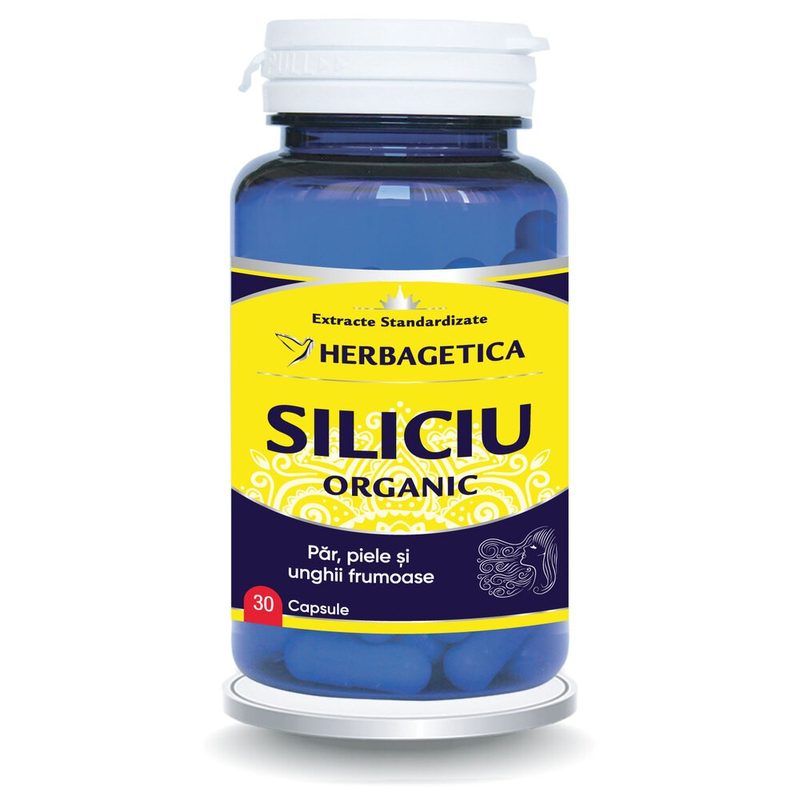 Herbagetica Siliciu Organic x 30cps
