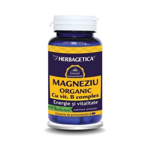 Herbagetica Magneziu Organic B-Complex x 30cps