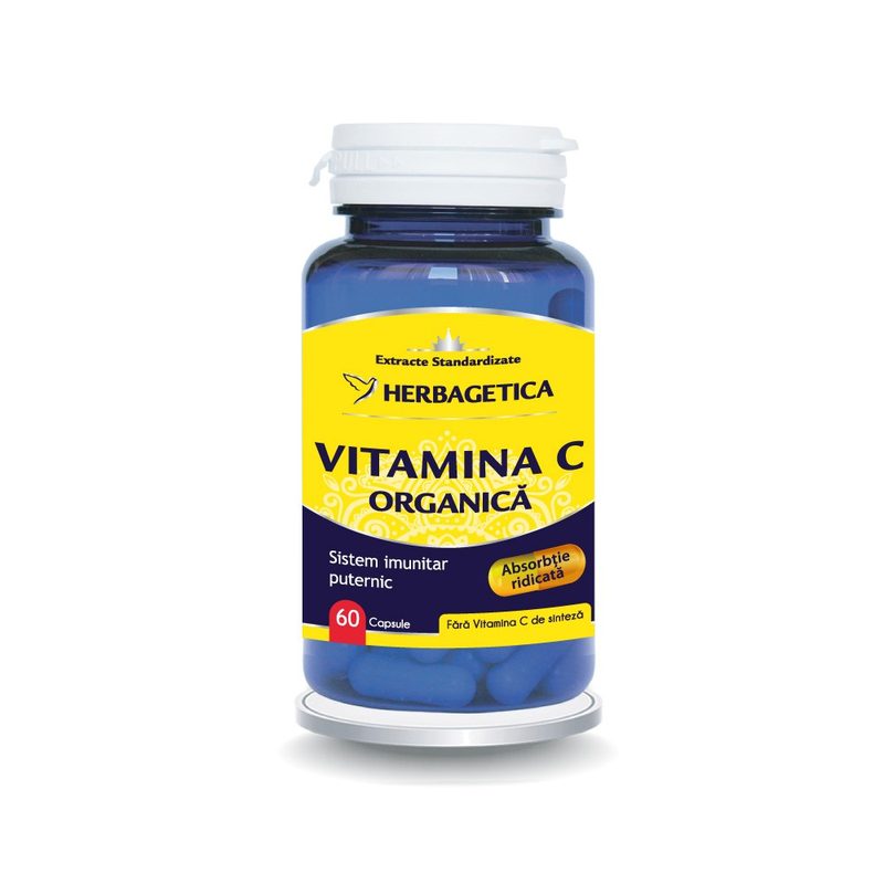 Herbagetica Vitamina C Organica x 60cps