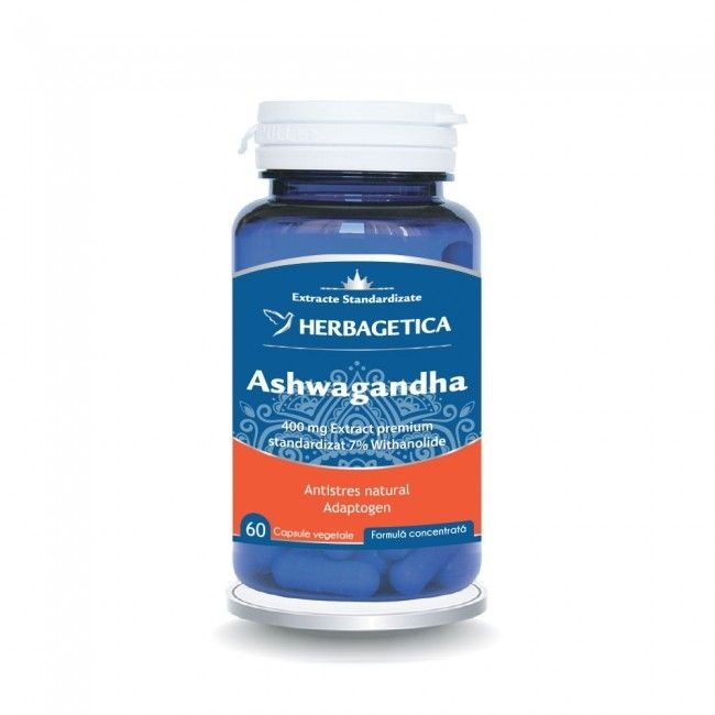 Herbagetica Ashwagandha x 60cps