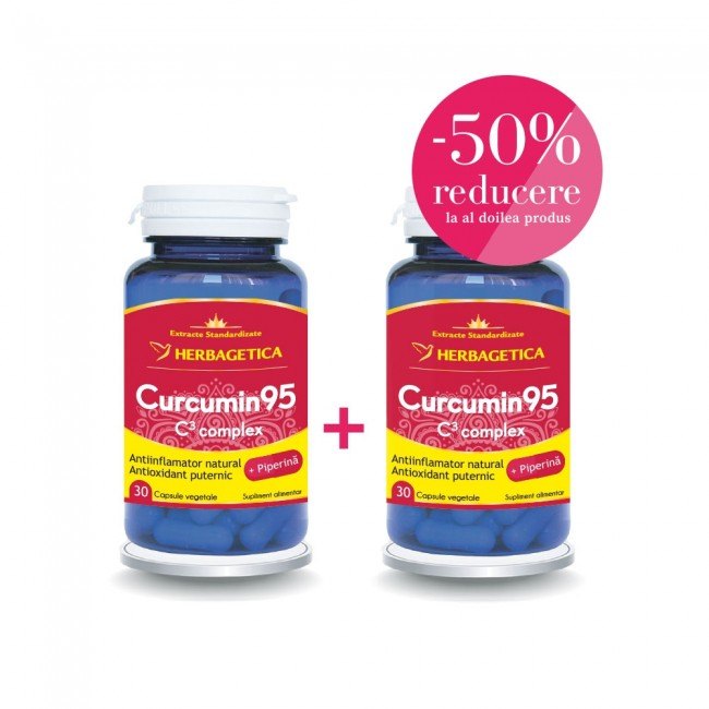 Herbagetica Curcumin +95 C3 Complex 30+30 (-50%)new