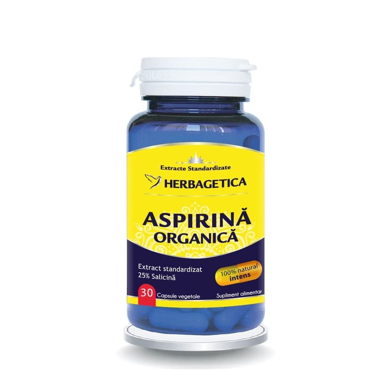 Herbagetica Aspirina Organica x 30cps