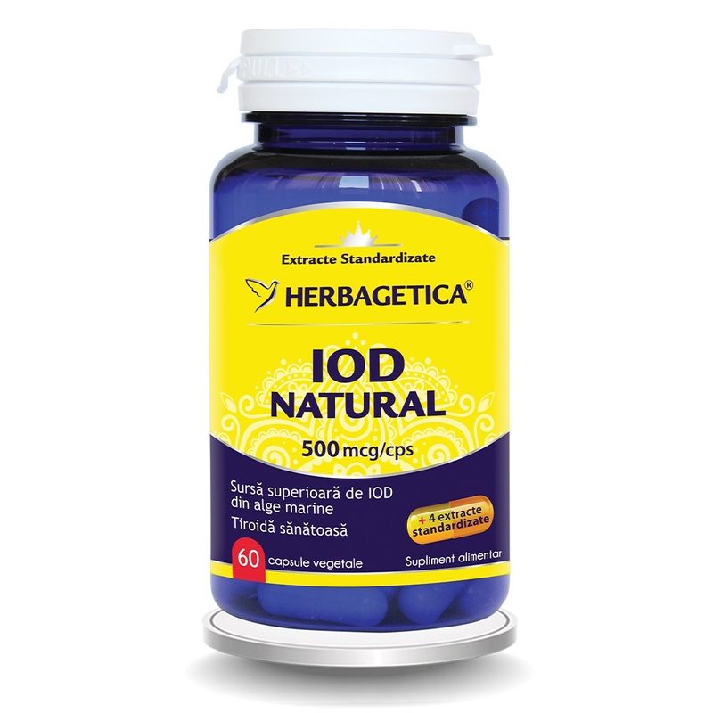 Herbagetica Iod Natural x 60cps veg
