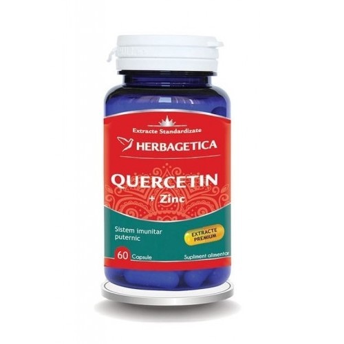 Herbagetica Quercetin + Zinc x 60cps