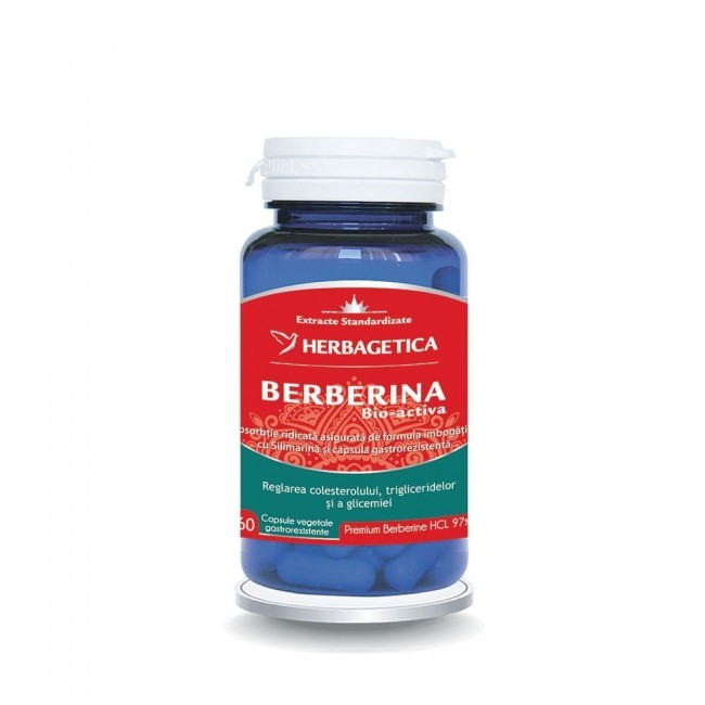 Herbagetica Berberina Bio Activa x 60cps