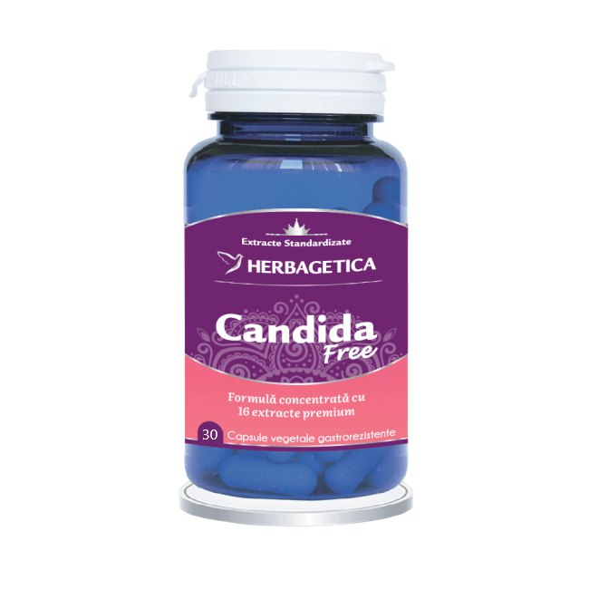 Herbagetica Candida Free x 30cps