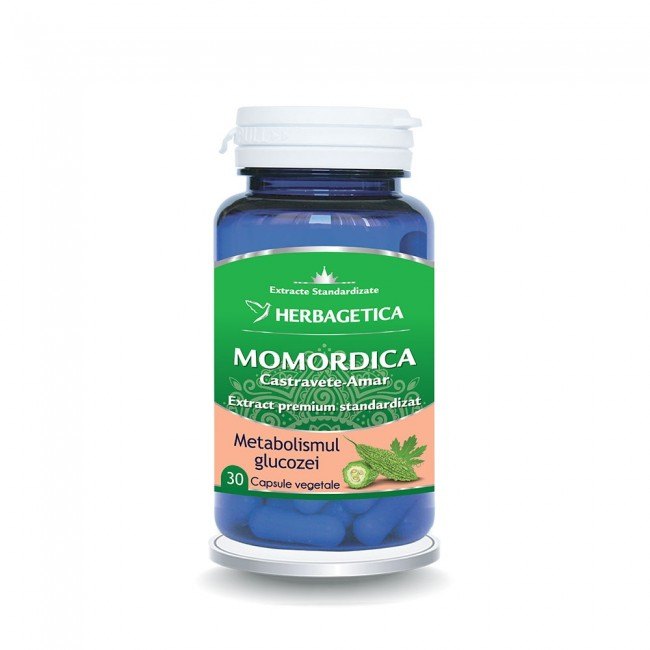 Herbagetica Momordica Extract Castravete-Amar x 30cps