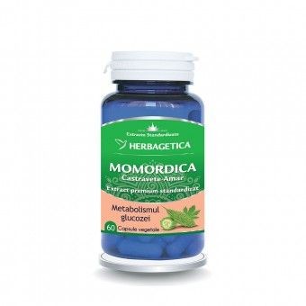 Herbagetica Momordica Extract Castravete-Amar x 60cps