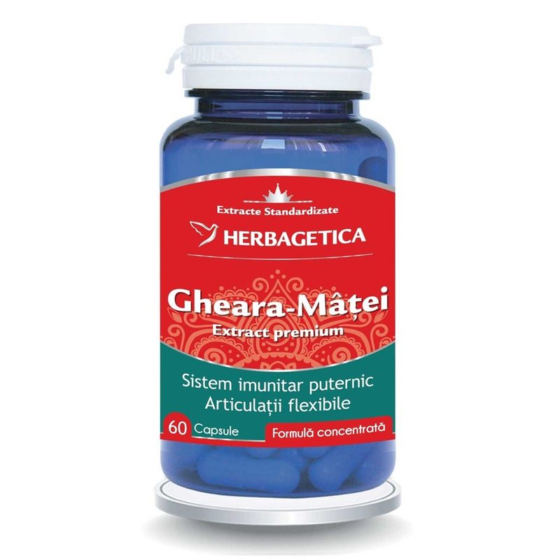 Herbagetica Gheara Matei Extract Standardizat x 60cps