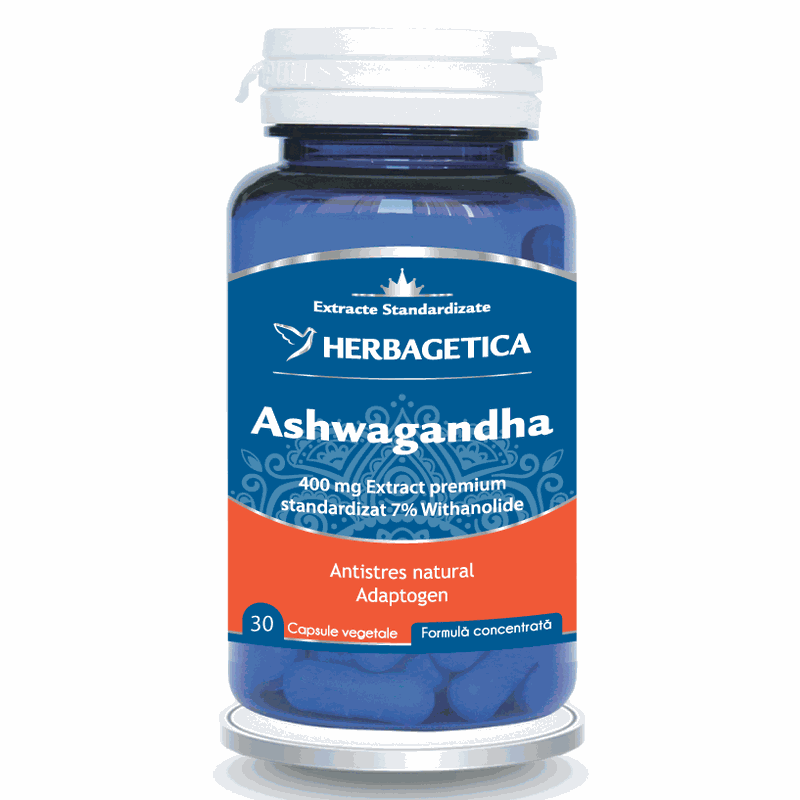Herbagetica Ashwagandha x 30cps