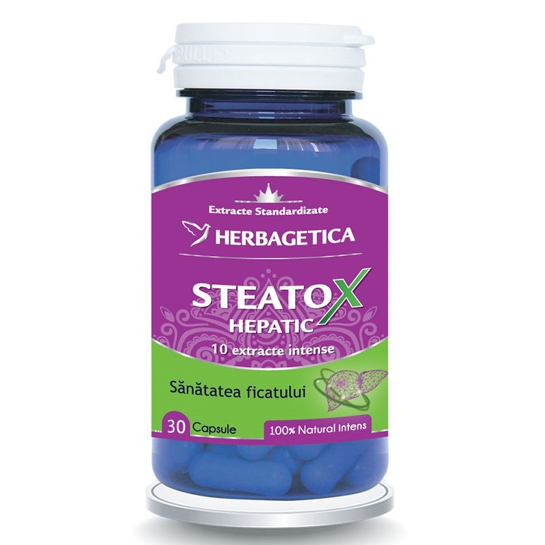 Herbagetica Steatox Hepatic x 30cps