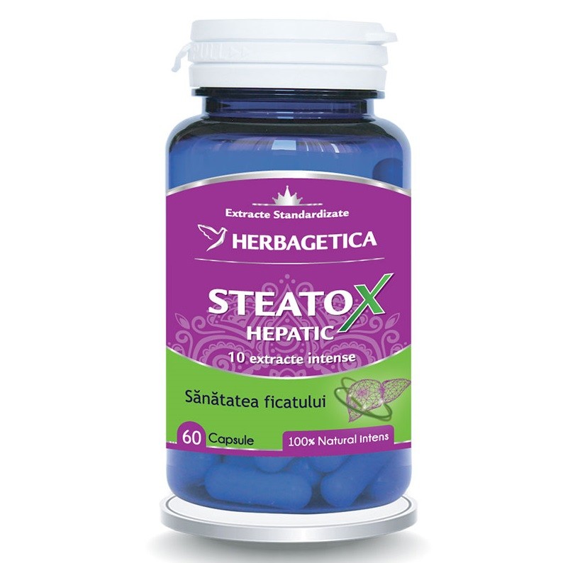 Herbagetica Steatox Hepatic x 60cps