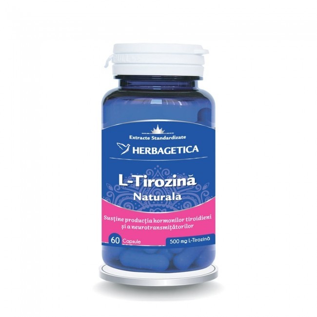 Herbagetica L-Tirozina Naturala x 60cps