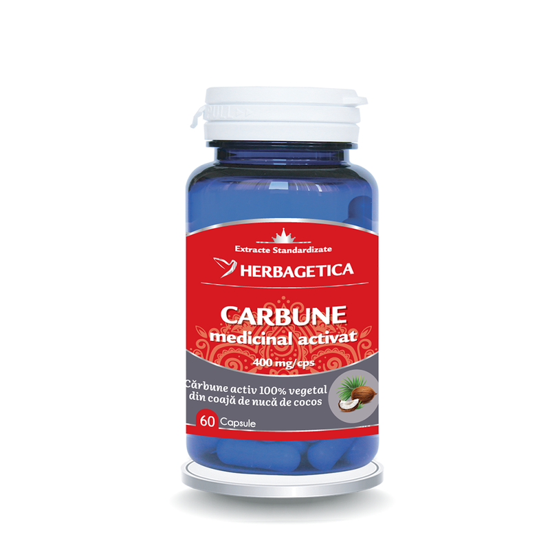 Herbagetica Carbune Medicinal Activat x 60cps