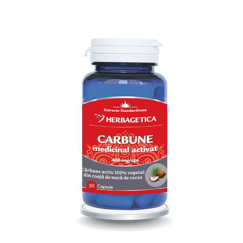 Herbagetica Carbune Medicinal Activat x 30cps