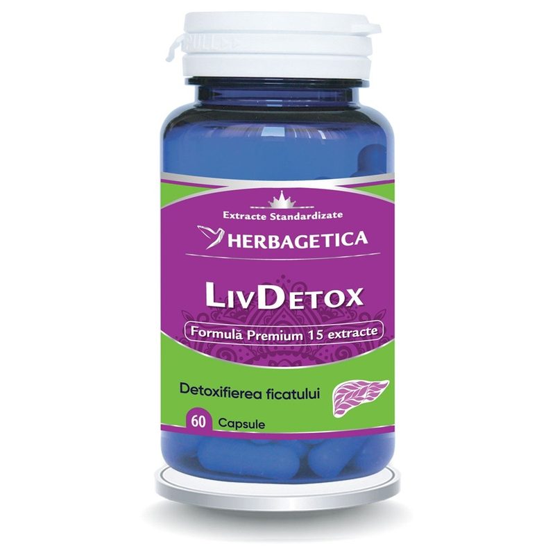 Herbagetica LivDetox x 60cps