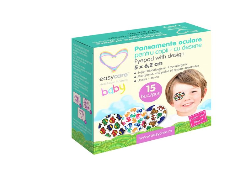 Easycare Baby Pansamente Oculare pt Copii 5x6,2cm x 15buc