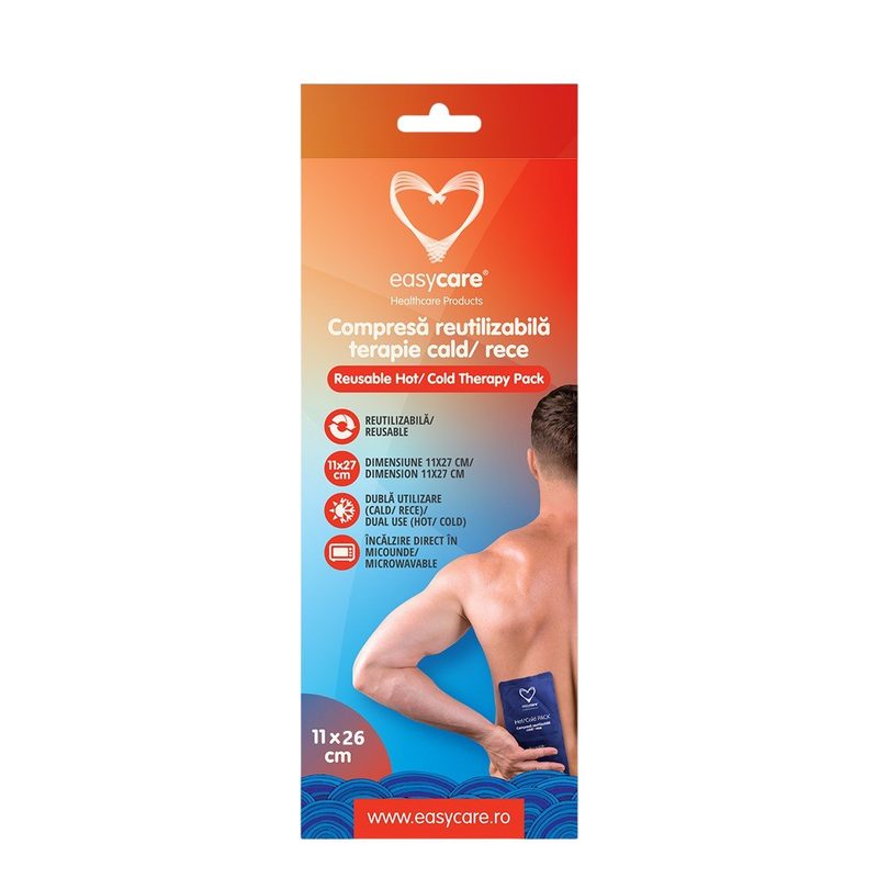 Easycare Compresa Reutilizabila pt Terapie Cald/Rece 10x26cm