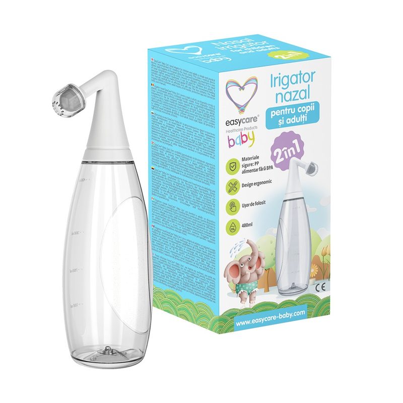 Easycare Baby Irigator Nazal 2in1 pt Copii si Adulti 400ml
