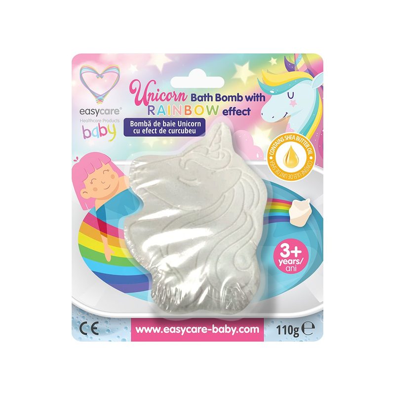 Easycare Bomba de Baie cu Efect de Curcubeu Ùnicorn 110g