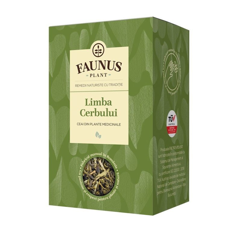 Faunus Plant Ceai Limba Cerbului 50g vrac